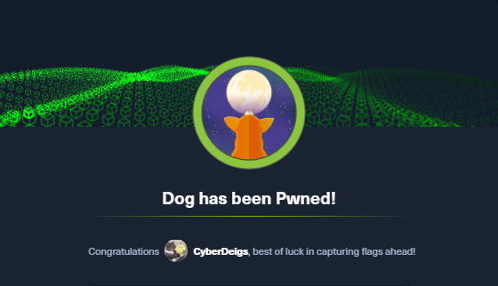 Hack The Box - Dog Machine